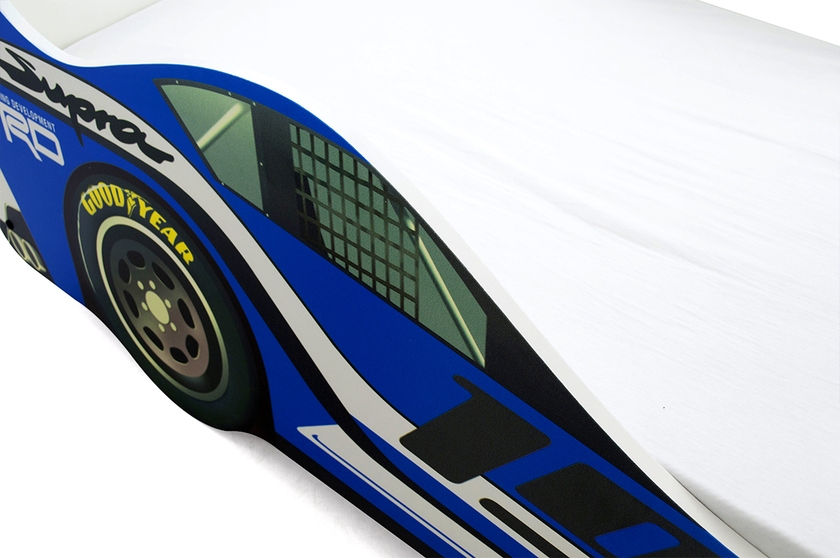 Детская кровать-машина синяя "Супра" БЕЛЬМАРКО  00-3873172 Синий Santreyd  - Вид №6