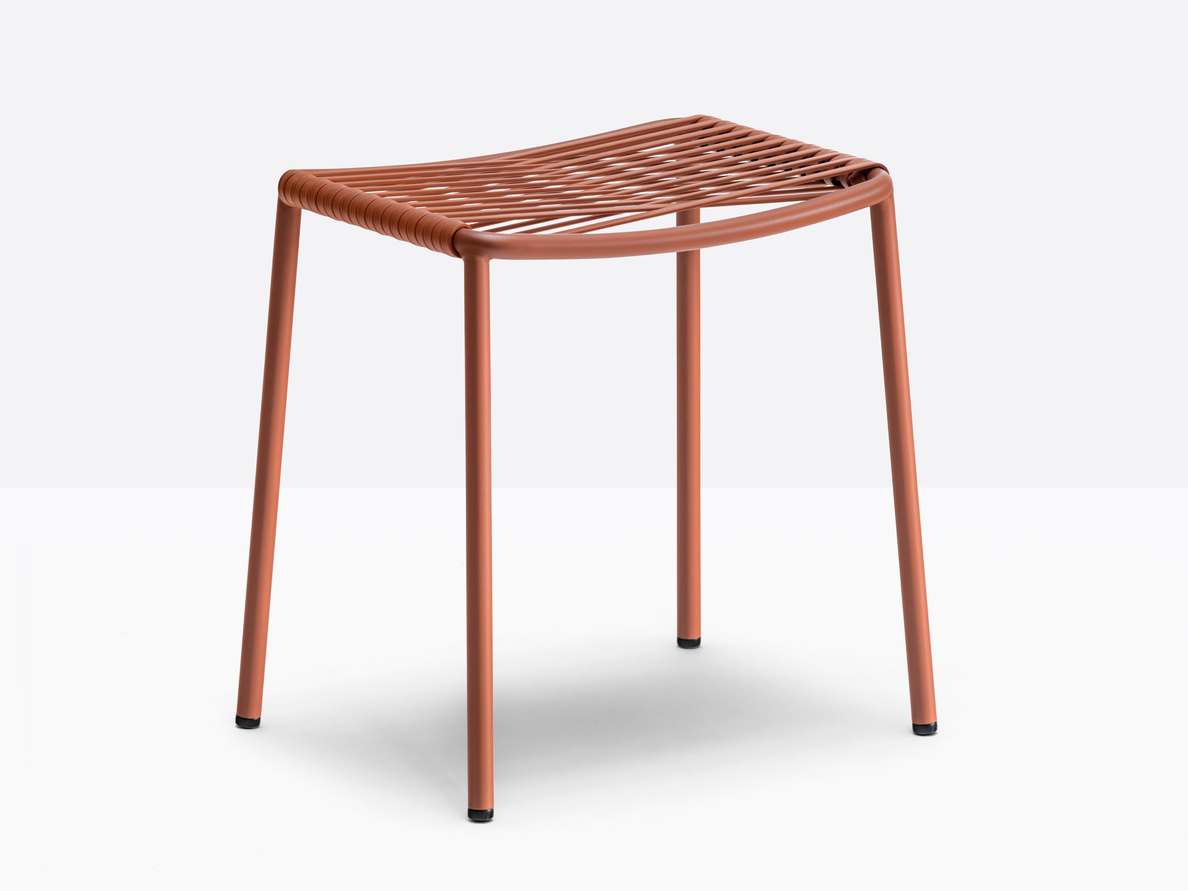 Стальной и ПВХ низкий садовый стул Pedrali Philía ARCH-00037085