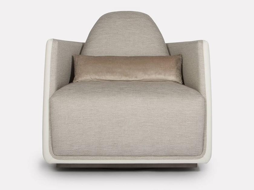 MORADA Кресло с обивкой из ткани с подлокотниками  Palm royal ac  - Вид №3