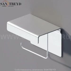 Agape MACH Держатель для туалетной бумаги 13 см хромированный сатин AMAC0659SP