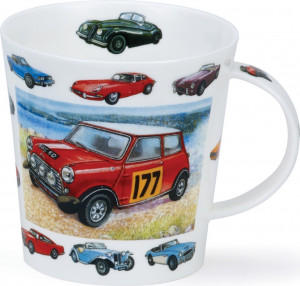 10648653 Dunoon Кружка Dunoon "Старинные автомобили.Кернгорм"480мл Фарфор костяной