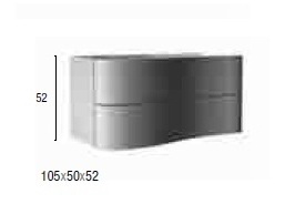 Комплект мебели для ванной комнаты GBGROUP 03 Onda 39638 - Вид №3