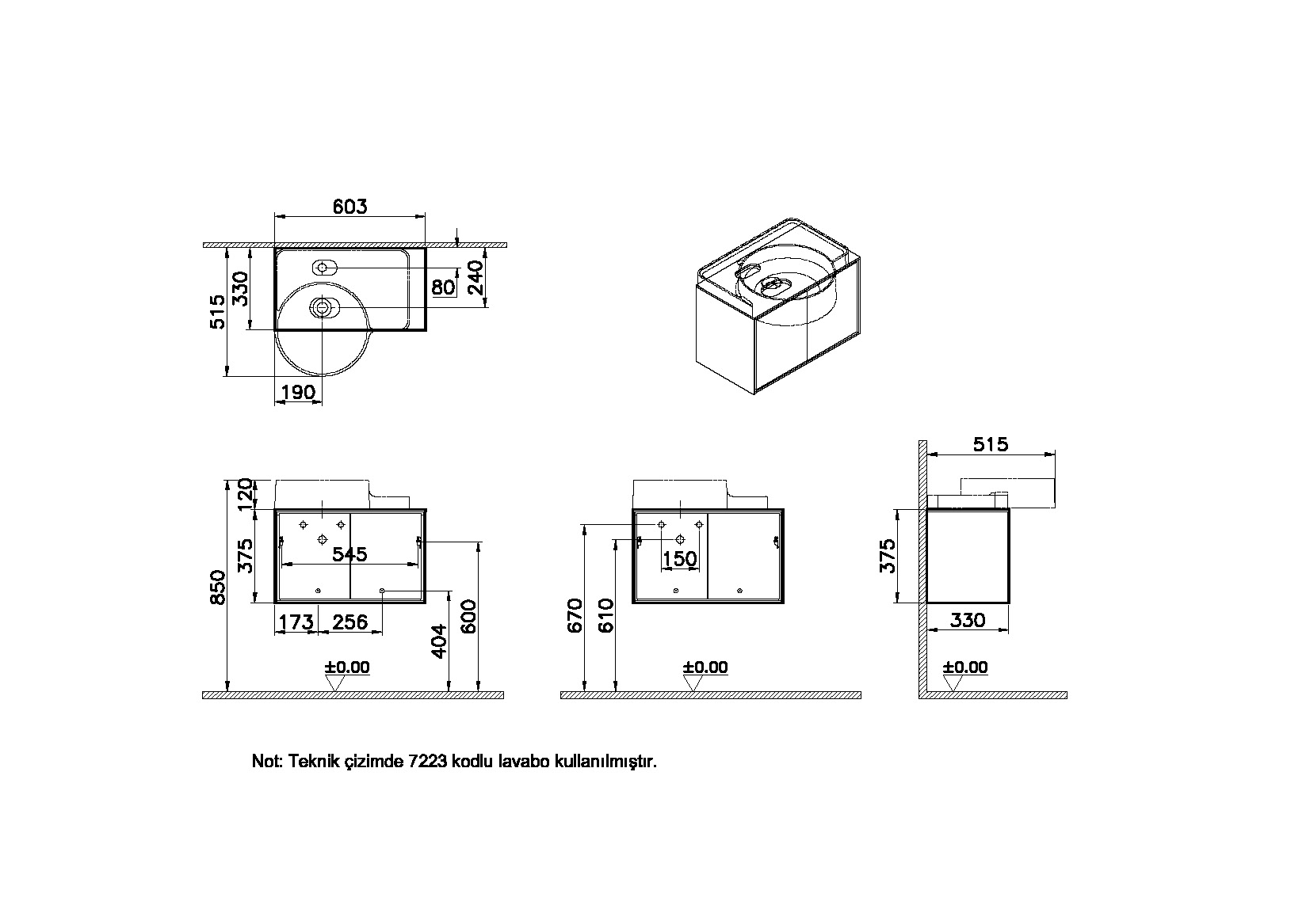 62432 Раковина Vitraglobal Voyage - Вид №1