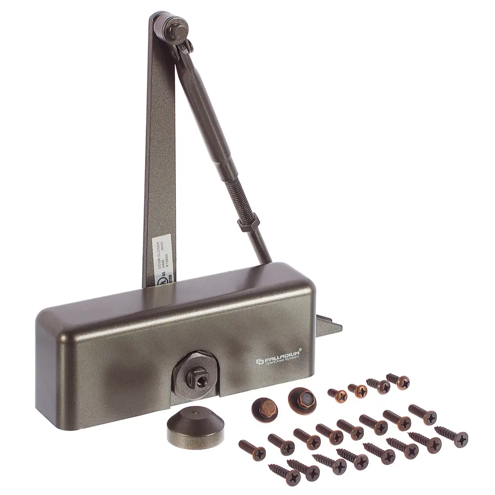 Доводчик дверной 1060 максимальная нагрузка 60 кг цвет коричневый PALLADIUM STLM-2103800 - Вид №1