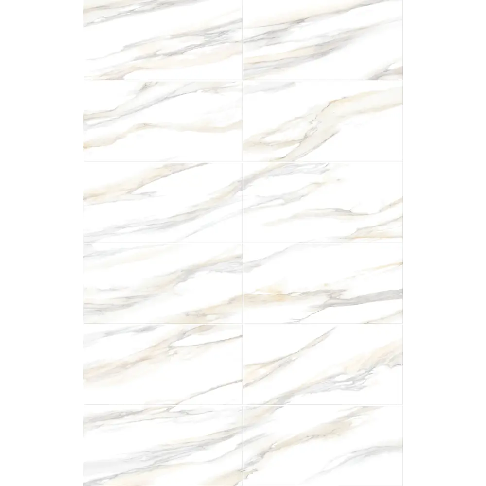 Плитка настенная Alma Ceramica Corsica 50x24.5 см 1.245 м² цвет белый 84723442 STLM-2203173 - Вид №1