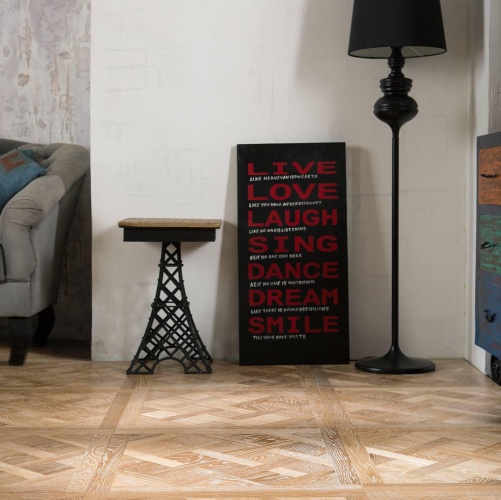 Модульный паркет Goodwin Art H4 Светлый Белёный Дуб Натур с брашью (Текстурированная) 600х600 мм 26006000173 - Вид №2