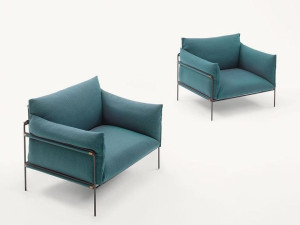 Съемное садовое кресло из ткани