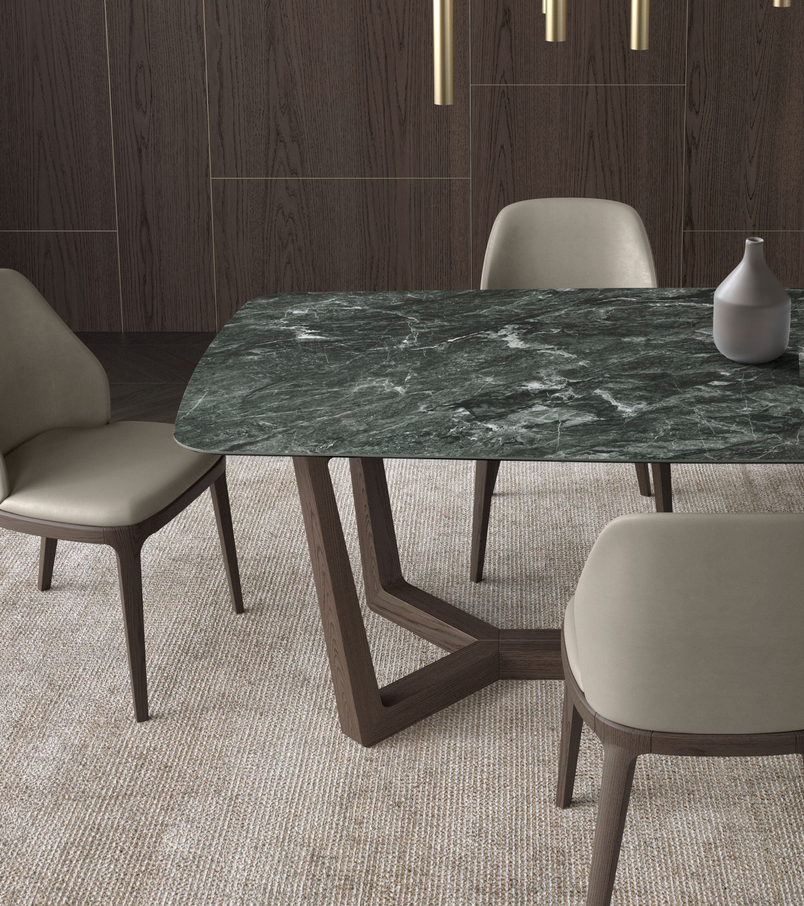 Стол из керамогранита с твердой деревянной основой Olivieri HECTOR ARCH-00085818 - Вид №1