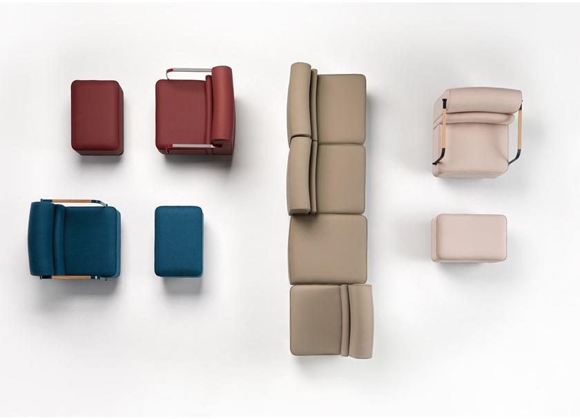 Mobboli Кресло из ткани с подлокотниками Alpe sun-id-1510159 - Вид №6