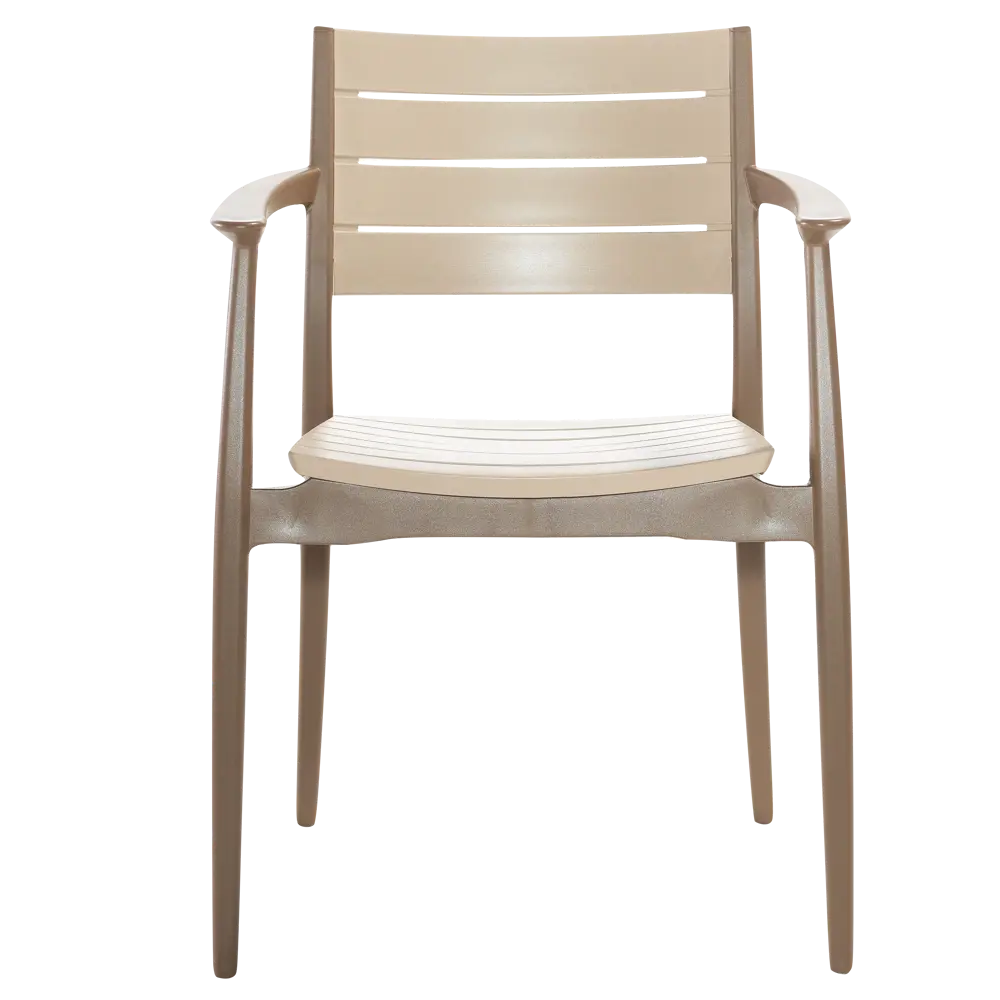 Кресло Novussi Regnum 82x58 см пластик цвет кофейный/капучино 84850881 STLM-2147547 Santreyd  - Вид №2