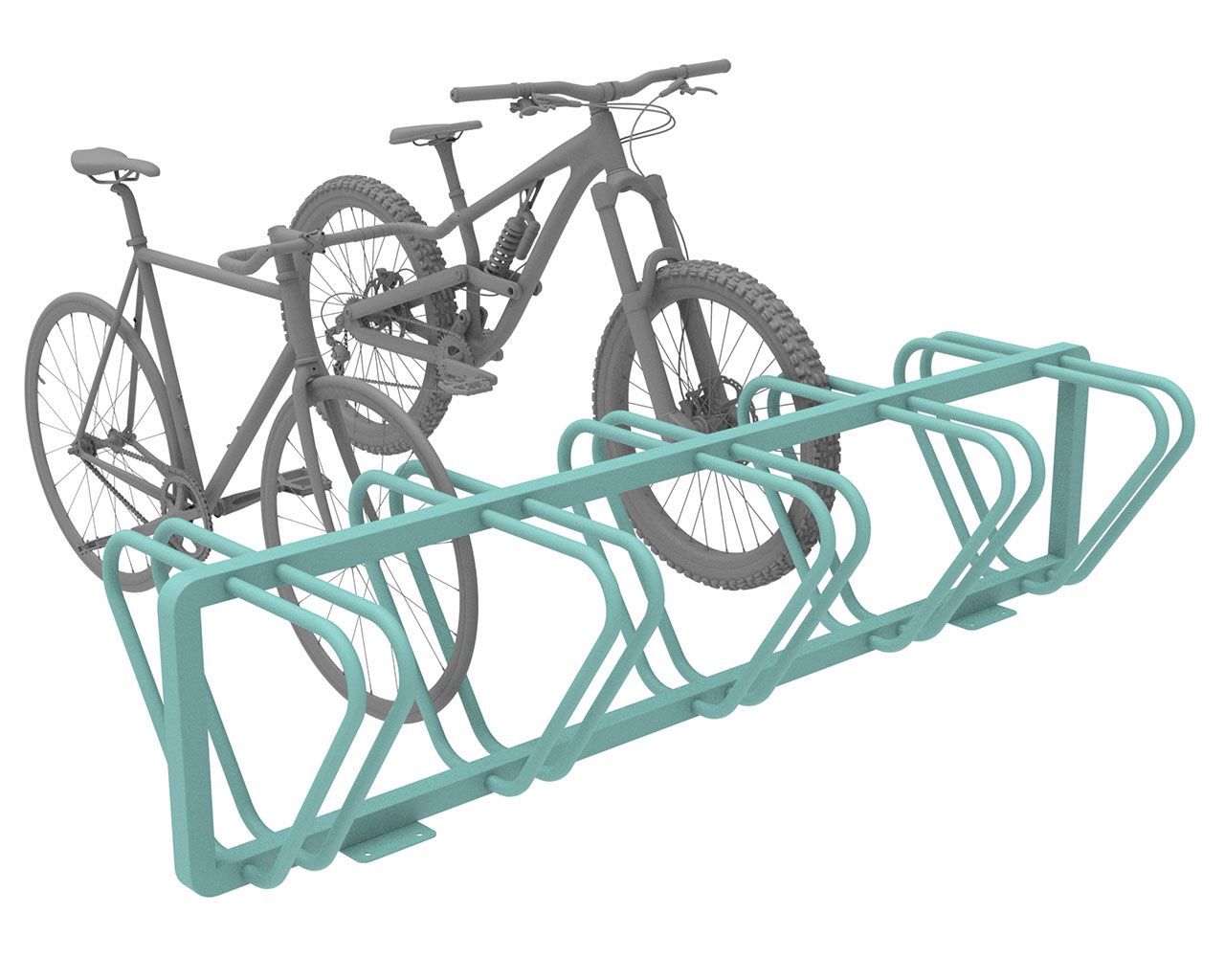 Стойка для велосипедов из оцинкованной стали Lazzari DUO ARCH-00117736 - Вид №4