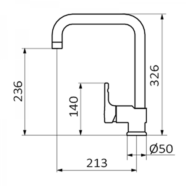 940900 BASIC/PREMIUM Тендерный Смеситель для раковины Хром GRB MIXERS  - Вид №1
