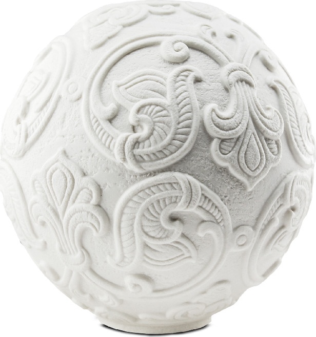 10647244 RUPOR manufactory Ваза Rupor Шар 23см, белый, фарфор Фарфор 