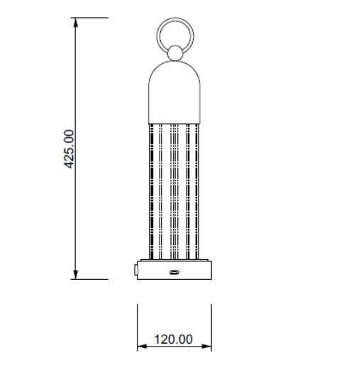 Стеклянная перезаряжаемая светодиодная настольная лампа Lampex Italiana Battery ARCH-00032659 - Вид №28