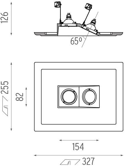 Flos Галогенный точечный светильник с несколькими встраиваемыми элементами Soft collection - in sun-id-1386345 - Вид №1