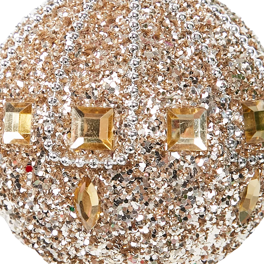 Елочный шар KREAFORTA с золотым блеском ø8 см 89420667 STLM-1581719 - Вид №2