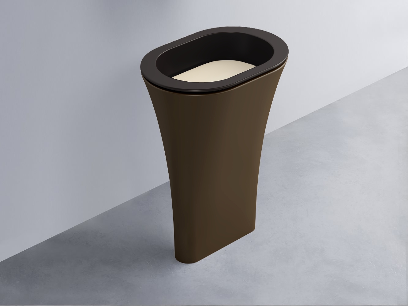 AMLA65-LV+AMPILO-LN+AMCOLO-CA Раковина Amedeo Ovale отдельностоящая cielo Enjoy + Amedeo Ceramica Cielo