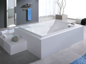 Акриловая прямоугольная ванна для ванной комнаты