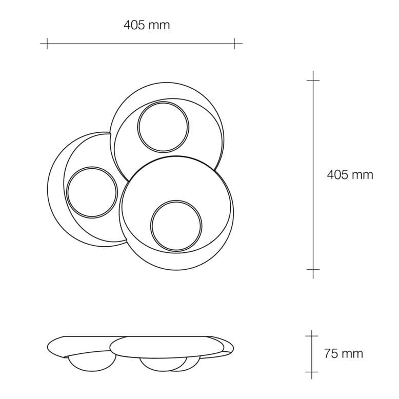 Гипсовый потолочный светильник Tecnico Pitane ARCH-00023507 - Вид №8
