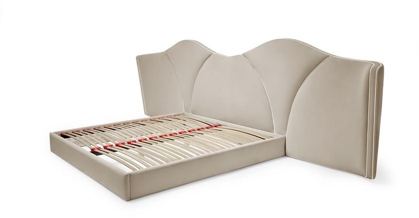 Munna Двуспальная кровать с обивкой из ткани sun-id-1375700 - Вид №9