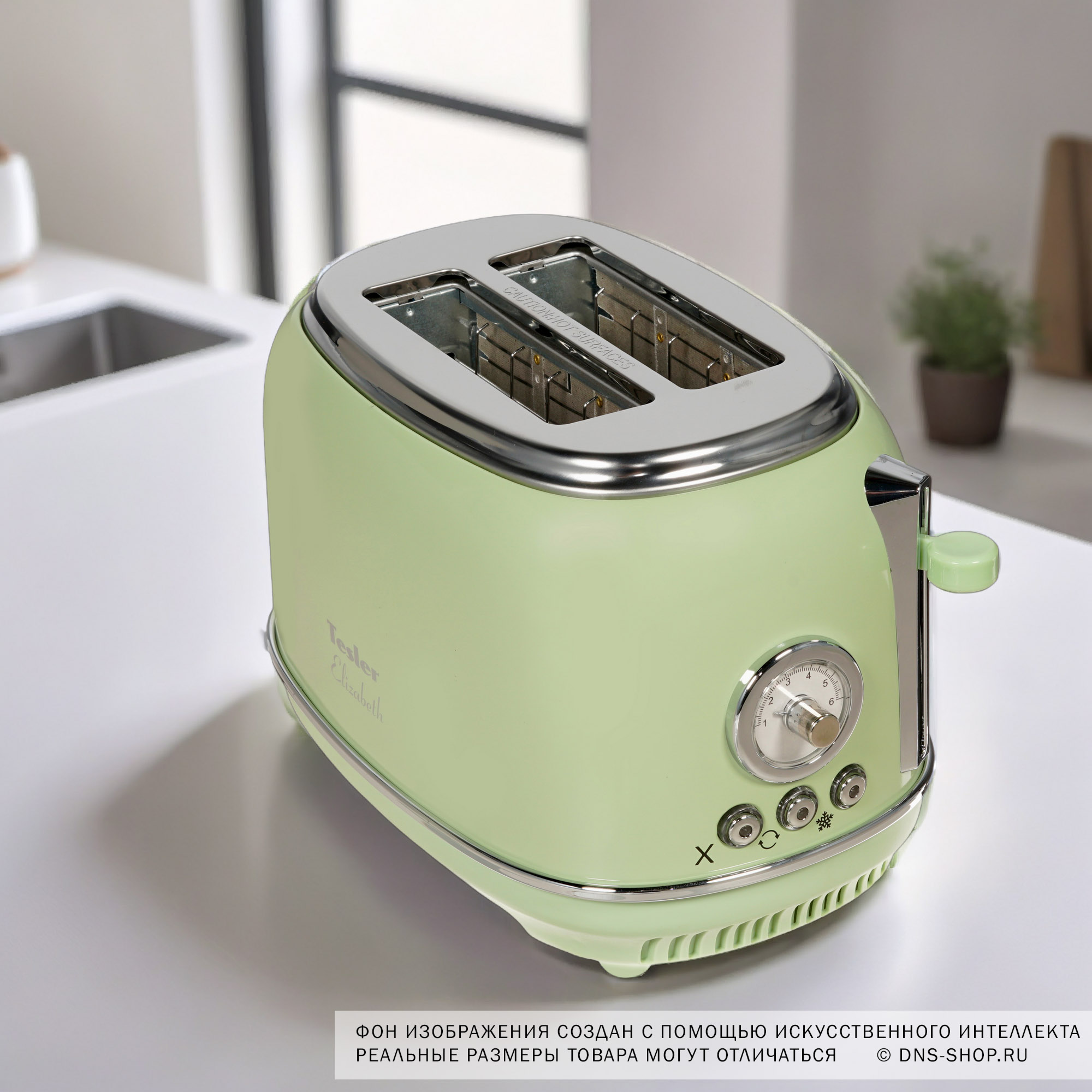 8161057 Тостер TESLER TT-245 зеленый STDN-0123423 - Вид №8