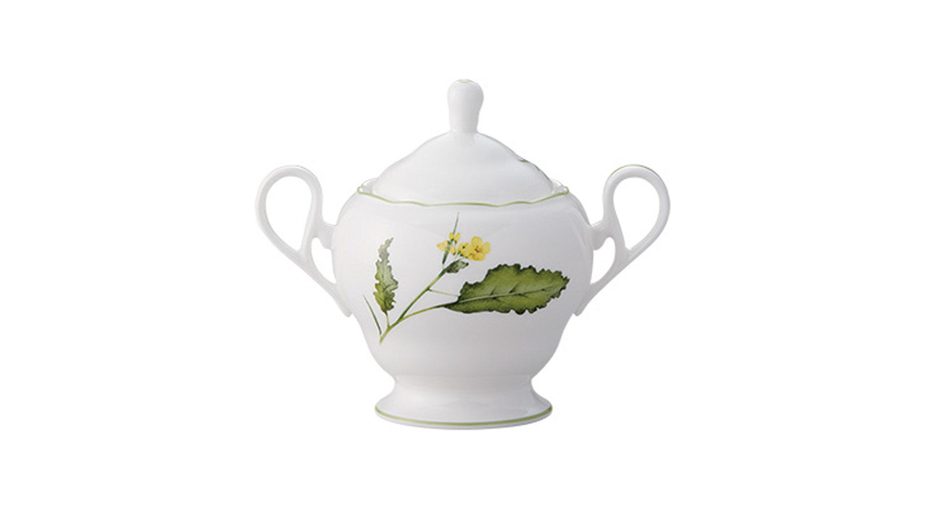 10613852 Noritake Сахарница Noritake "Английские травы" 360мл Фарфор костяной  - Вид №1