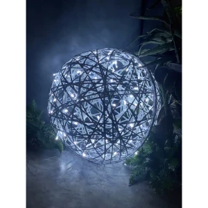 Электрическая светящиеся фигура Шар 100 LED 20x20x20 см теплый белый свет 86164044 STLM-2088615