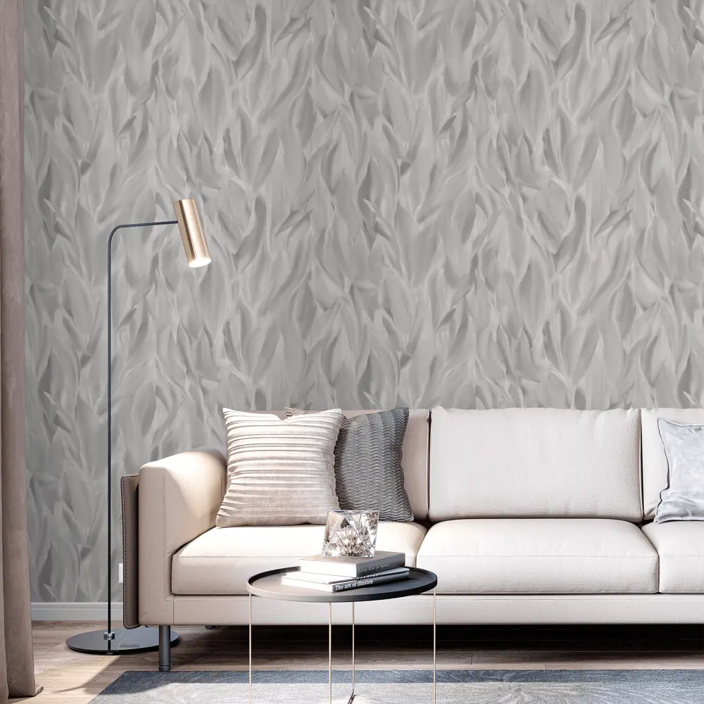 Обои флизелиновые Rumfa серые 1.06 м HC71786-44 83577778 STLM-2089969 PALITRA HOME - Вид №2