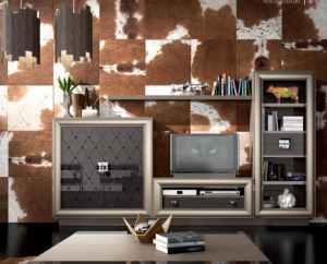 107790 Модульная стенка под ТВ Capitone 338,5 см La Ebanisteria Berlin