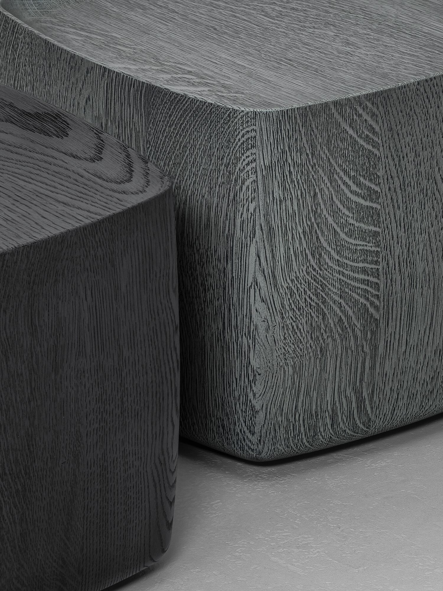 Квадратный журнальный столик из дуба Van Rossum CURVUM ARCH-00091212 - Вид №2