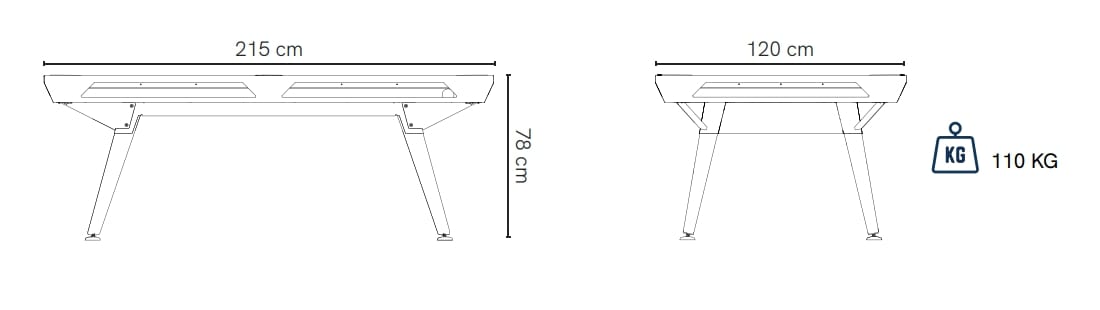 Прямоугольный бильярдный стол Cornilleau Origin ARCH-00144982 - Вид №8