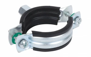 33435172 Крепление для труб  2S Хомуты с вкладышем epdm (M8/10) для стальных, медных, чугунных и пластиковых (многослойных) труб