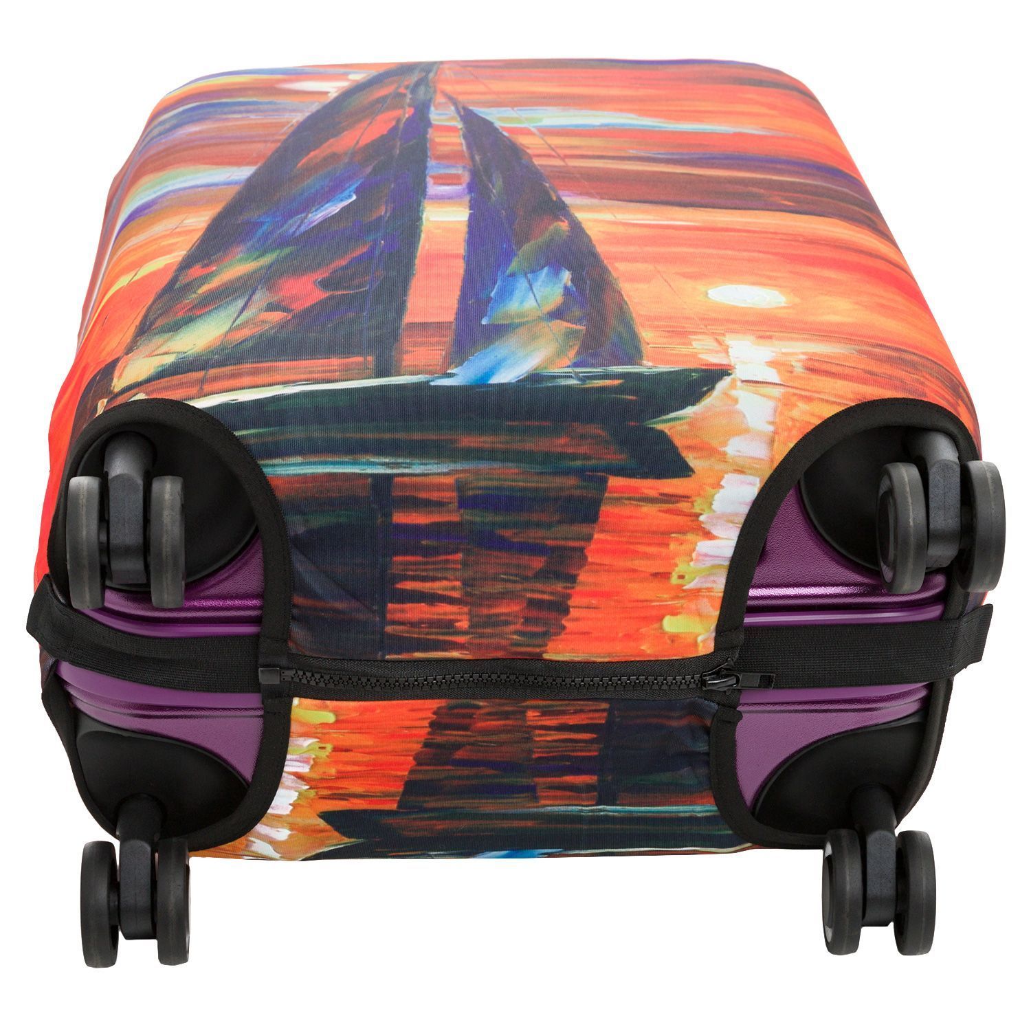 EBHP01-S Чехол для чемодана малый Sailboat Sunset Eberhart  - Вид №2