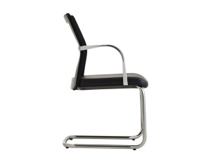 Мягкий консольный стул с подлокотниками