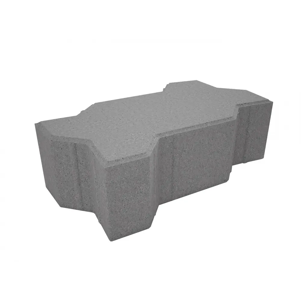 Плитка тротуарная Сигма 220x110x80 мм цвет черный 85263245 STLM-2118648 Santreyd 