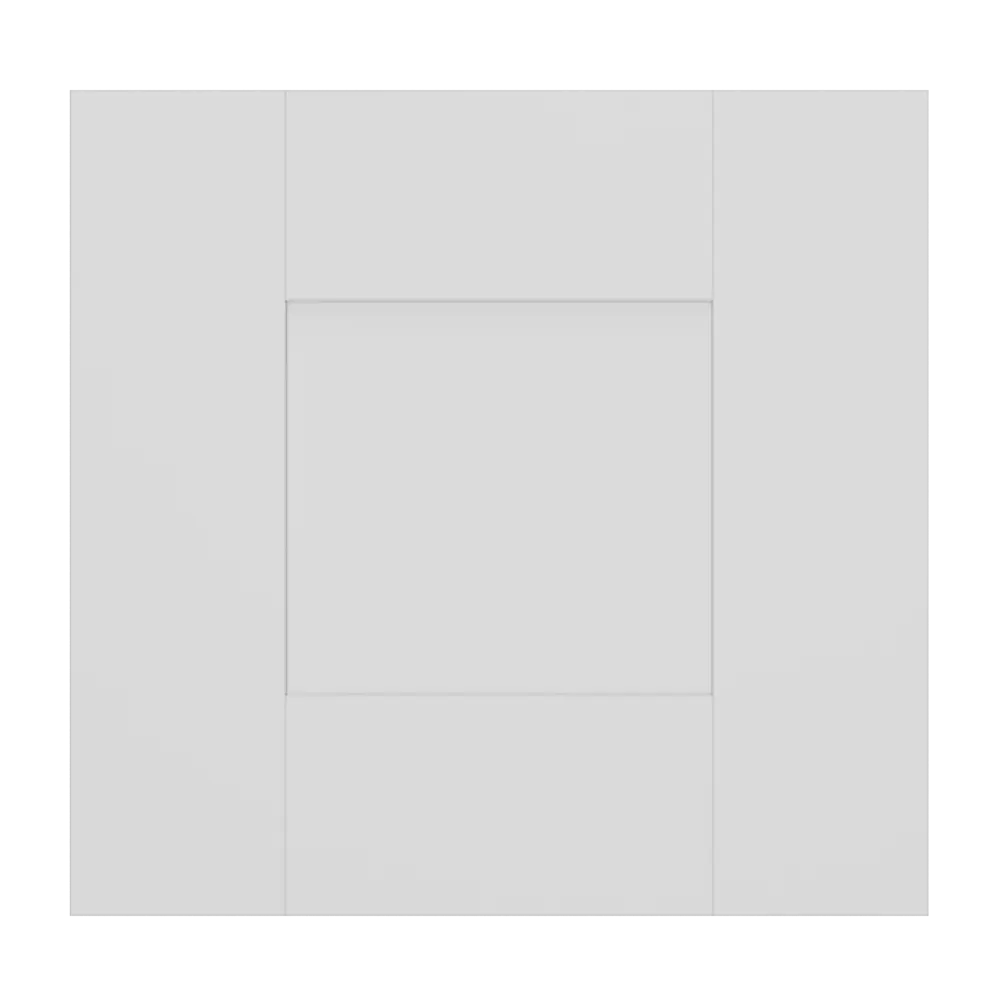 Santreyd Дверь для шкафа Лион Реймс белая матовая 39,6×38 см 89358743 STLM-1091748 - Вид №1