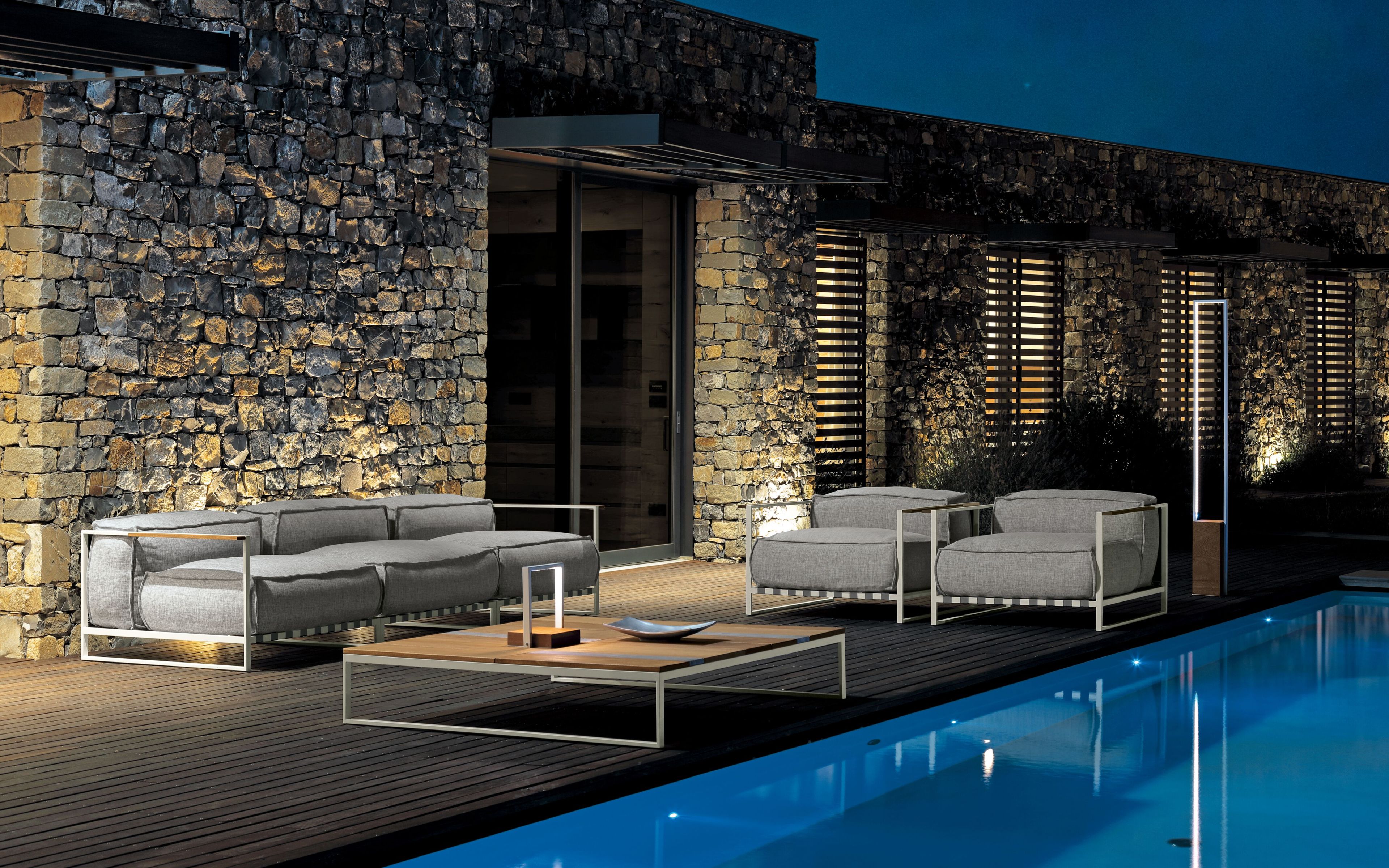 Тканевый модульный садовый диван Talenti Casilda ARCH-00056447 - Вид №3