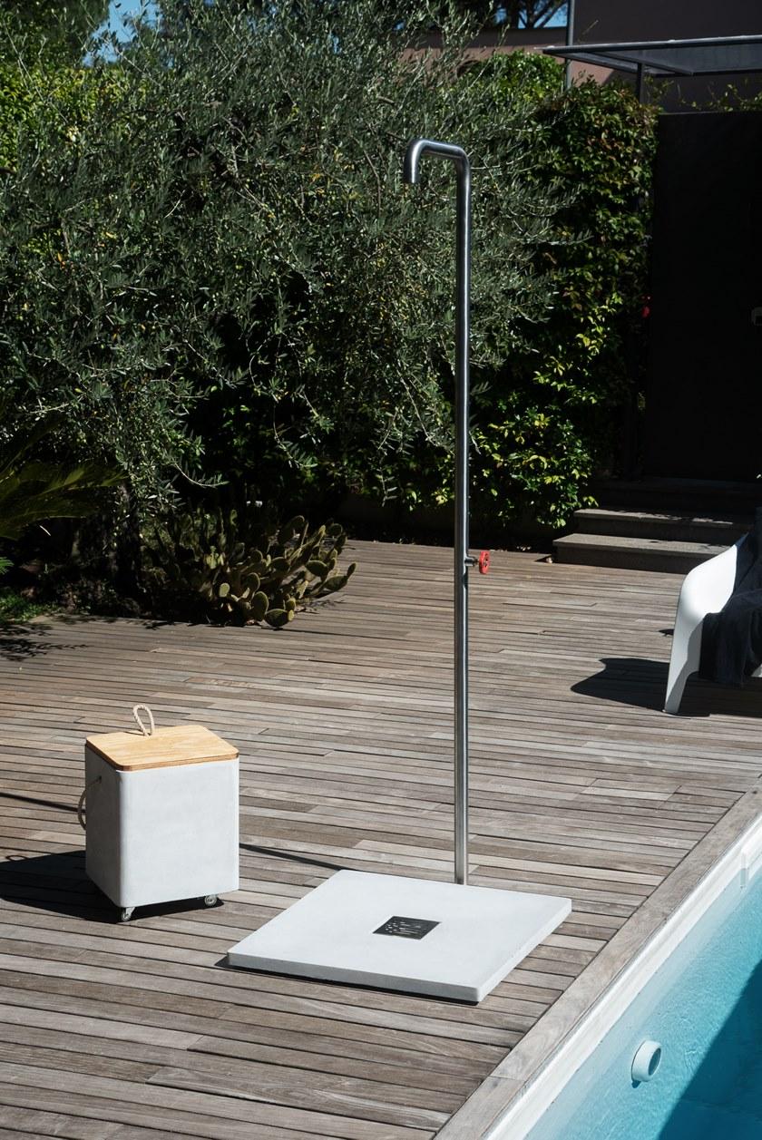 PAOLELLI GARDEN Летний душ из нержавеющей стали Cimento 53 5200 - Вид №1