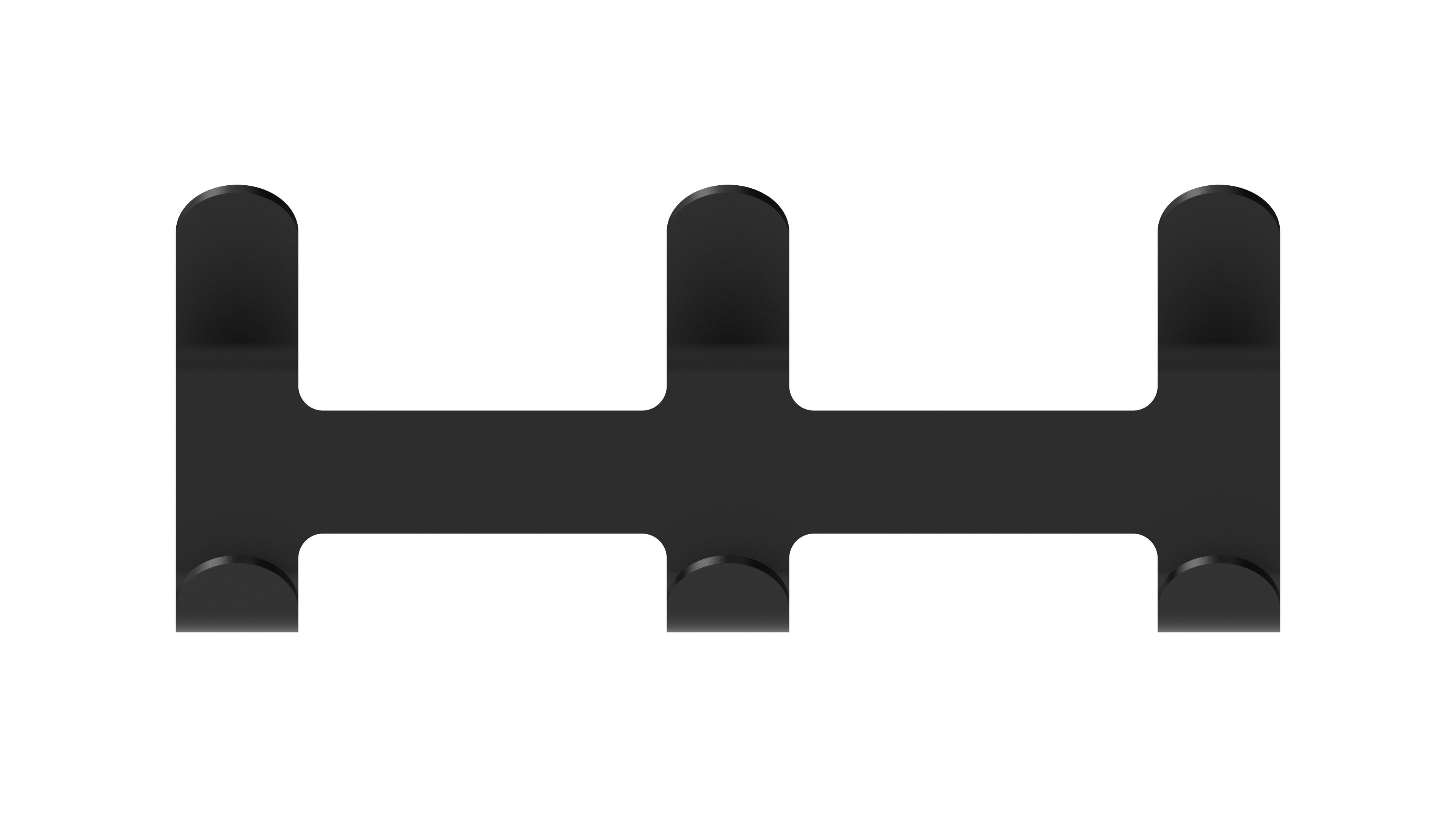 Стальная настенная вешалка с порошковым покрытием FUNCTIONALS SEI ARCH-00141446 - Вид №10