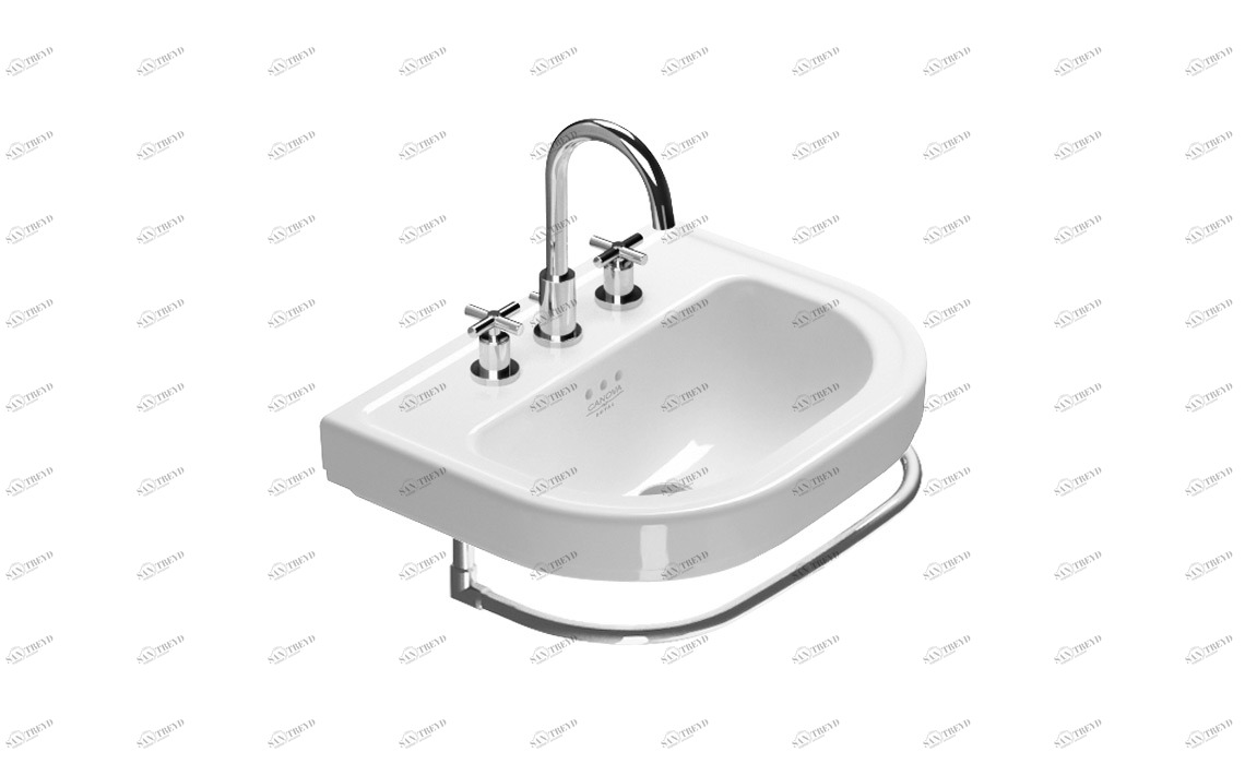 156CV00 Подвесная раковина настенная овальная CERAMICA CATALANO Canova royal белая