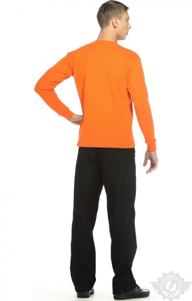 66302 Толстовка оранжевая  Одежда для промоакций  размер M (96) Спецодежда  - Вид №6