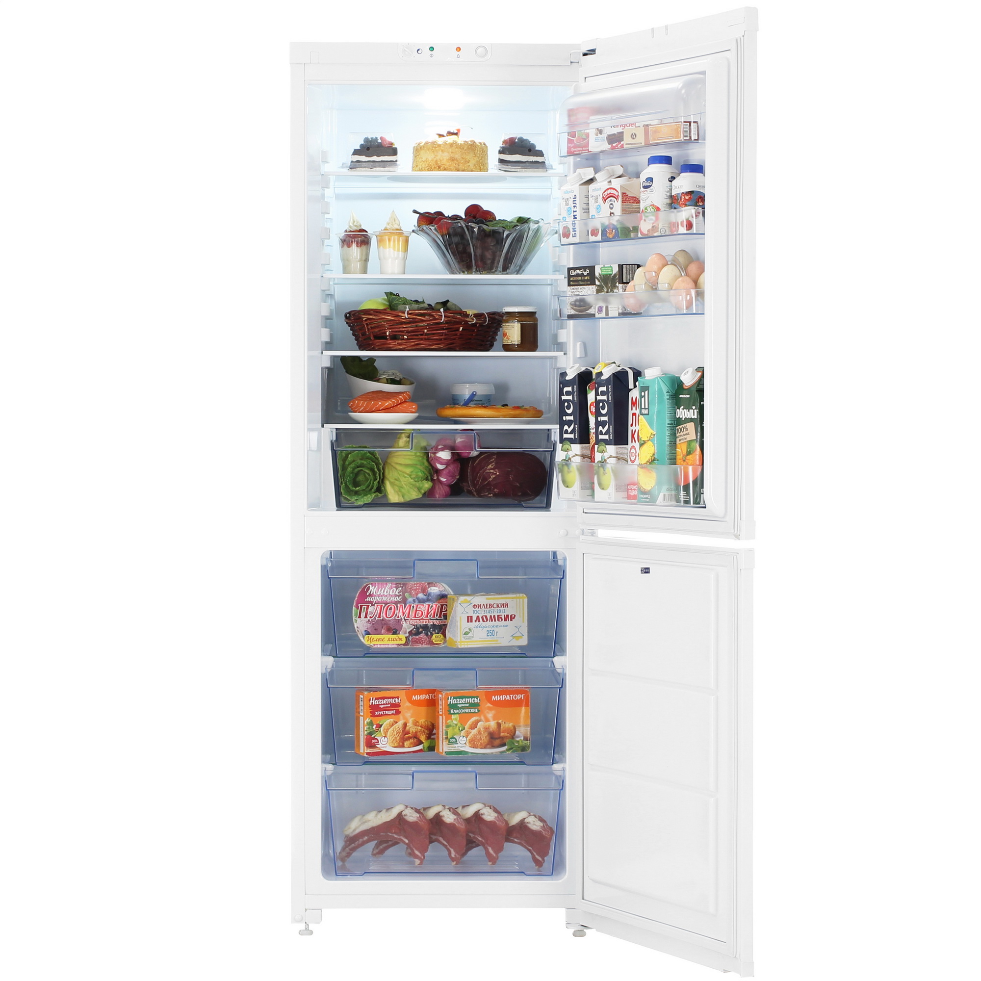 9978170 Холодильник с морозильником   ОРСК 173 B белый STDN-0091931 - Вид №5
