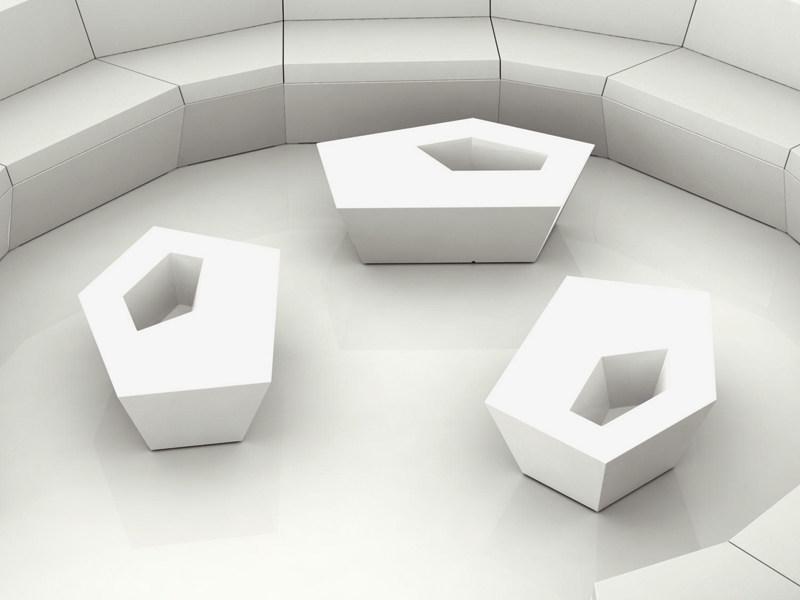 VONDOM Низкий садовый стол Faz sun-id-1382520 - Вид №1