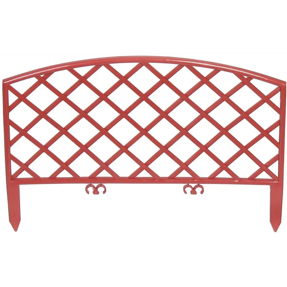 Santreyd Декоративный забор «Плетёнка» терракотовый для сада 81968077 STLM-0016011