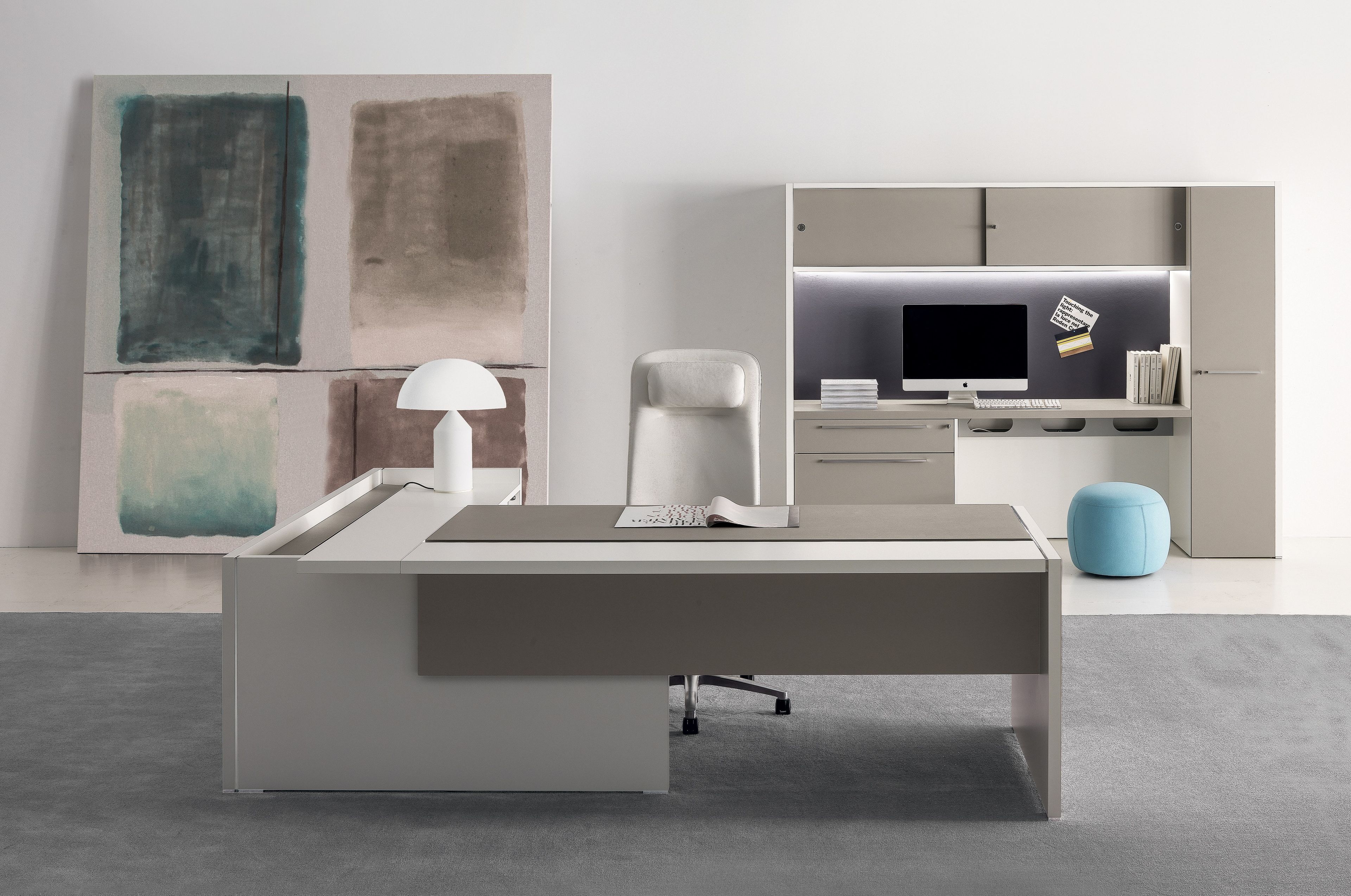 Секционный угловой стол из дерева с ящиками DVO Оксфорд ARCH-00063889 - Вид №5