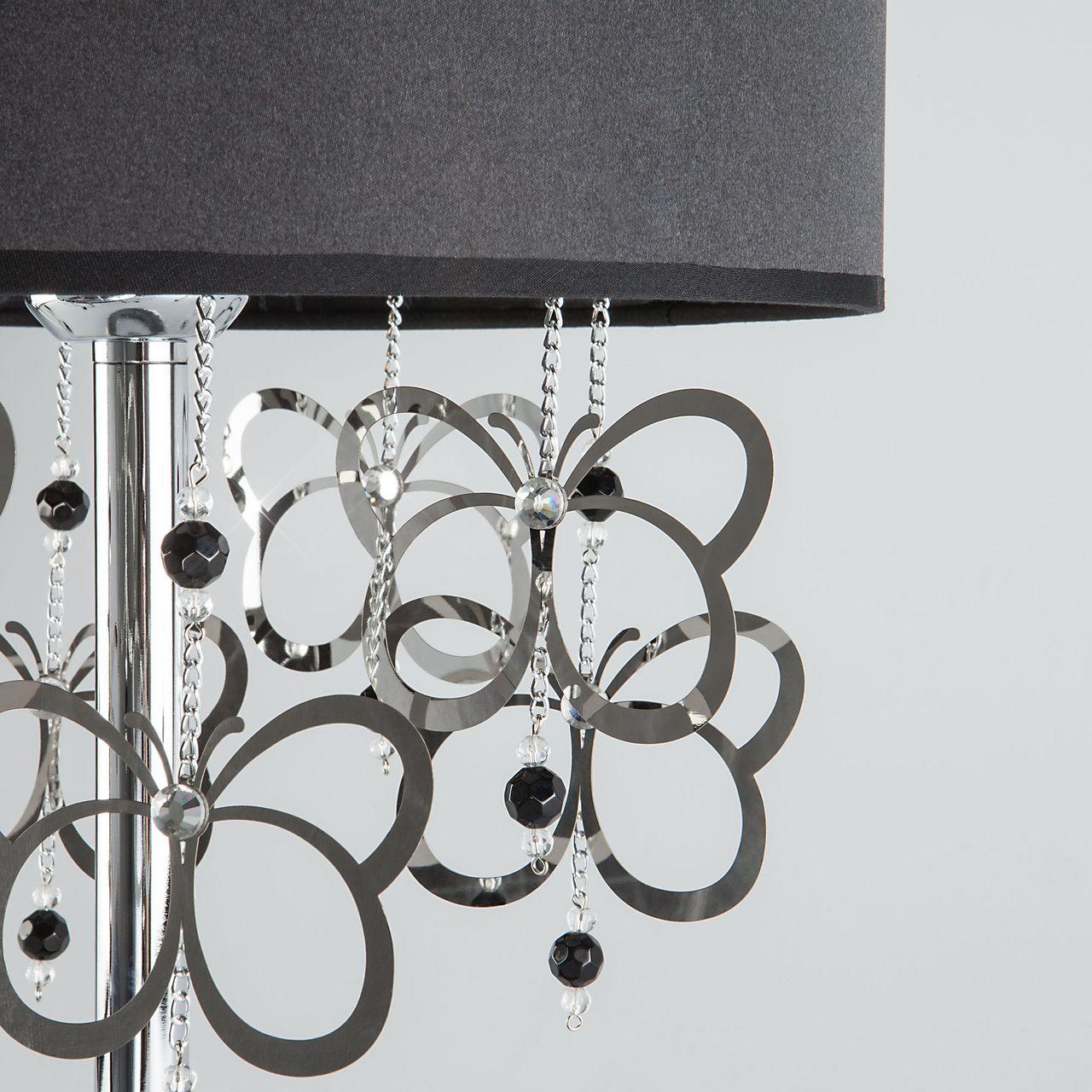 Настольная лампа Bogates Papillon 01094/1 BOGATES ИНТЕРЬЕРНЫЕ 194858 Прозрачный;черный  - Вид №1