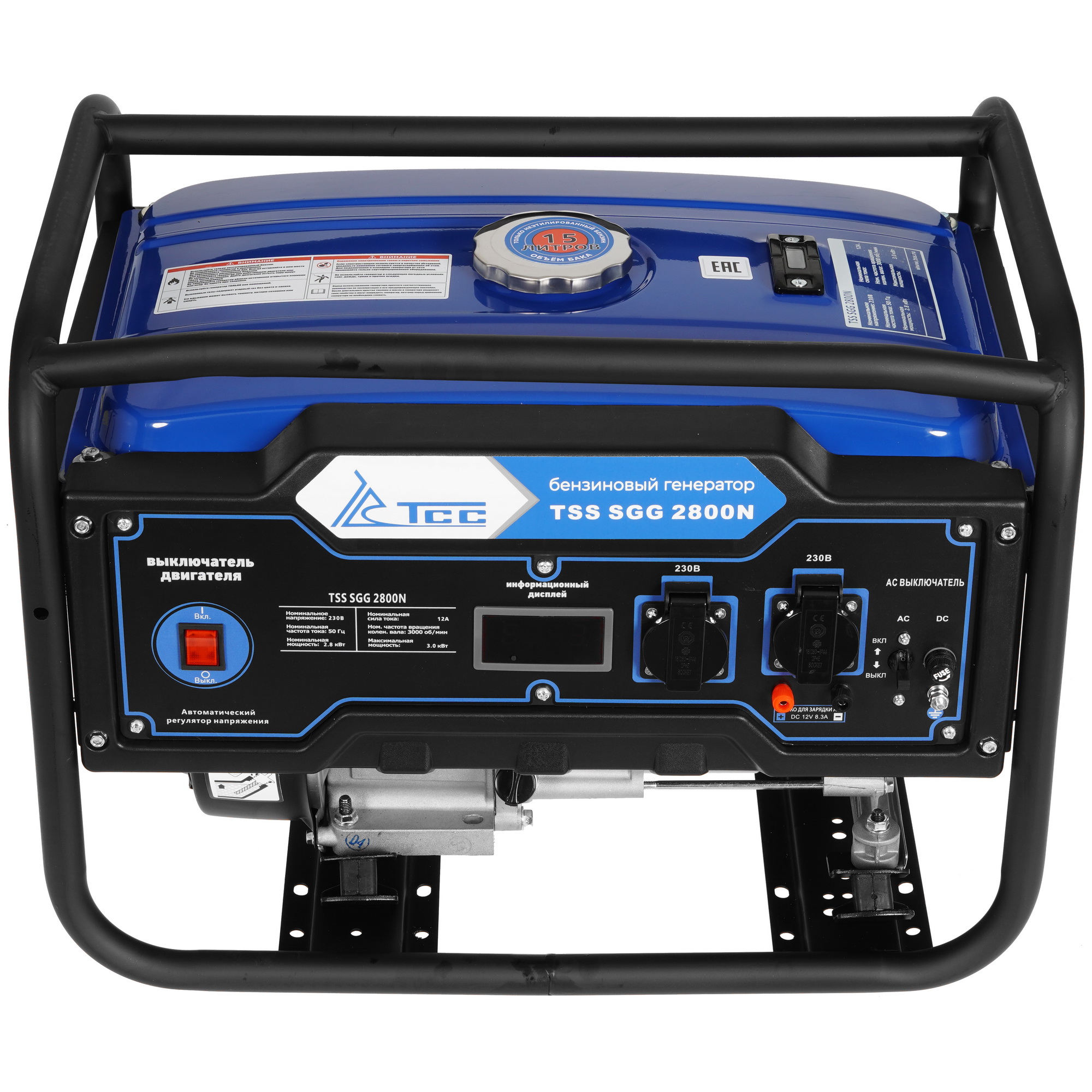 Электрогенератор   бензиновый ТСС SGG 2800N 5411110 STDN-0126596 - Вид №1
