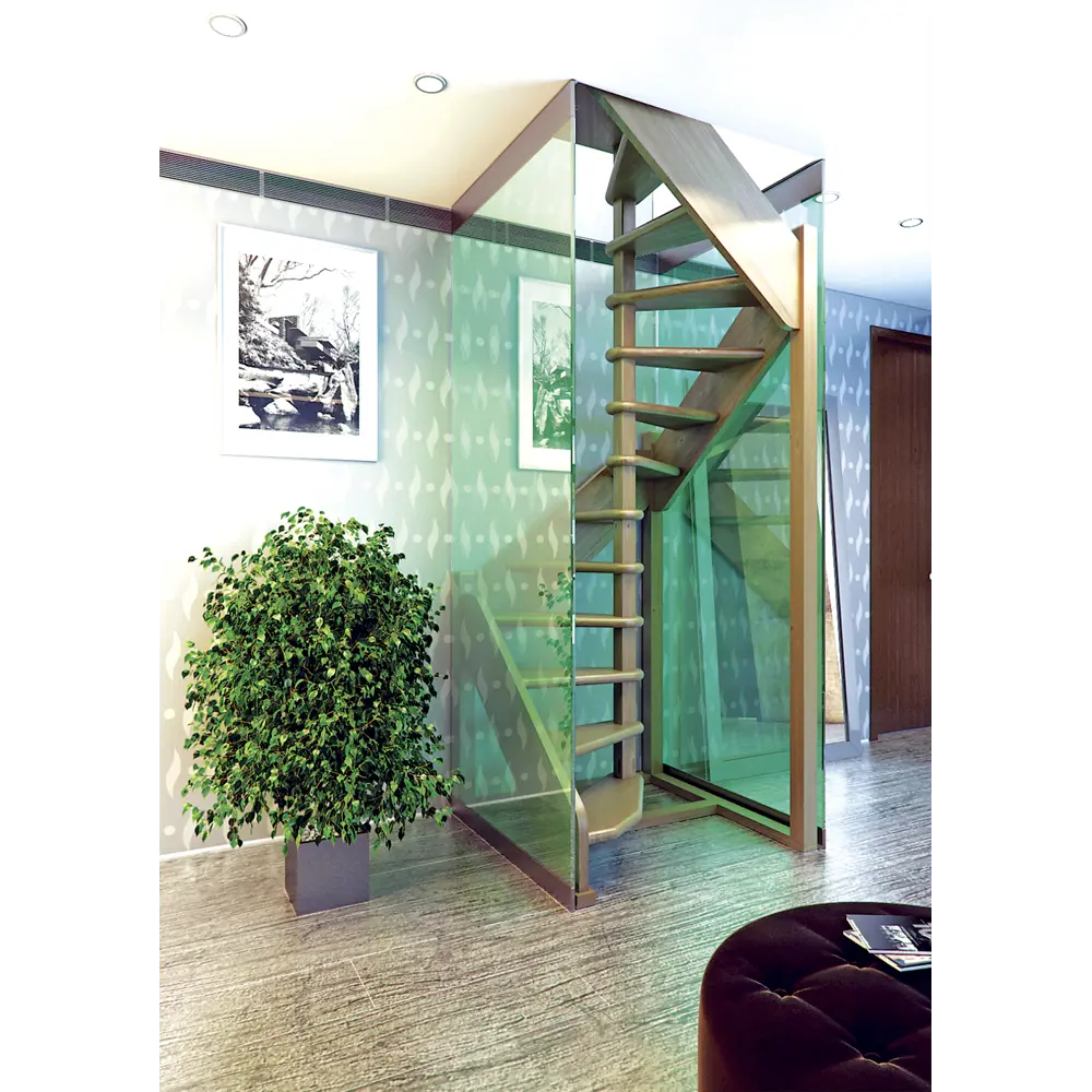 Лестница поворотная 270° ЛЕС-1.2ВУ универсальная ЛЕСЕНКА STLM-2068166 - Вид №3