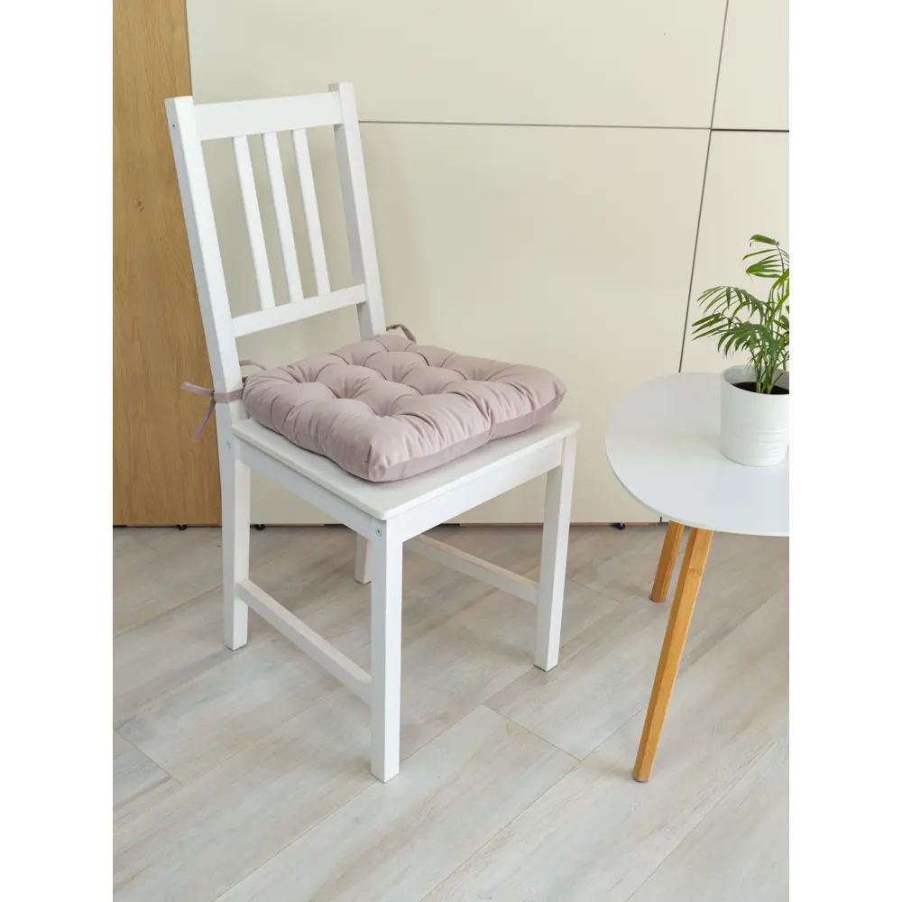 Linen Way Подушка для стула Fossil 4 серо-розовая 40х36 см 89337716 STLM-1564218 - Вид №3