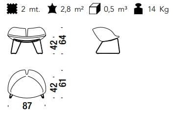 Кресло с салазками MOROSO фьорд ARCH-00074216 - Вид №2